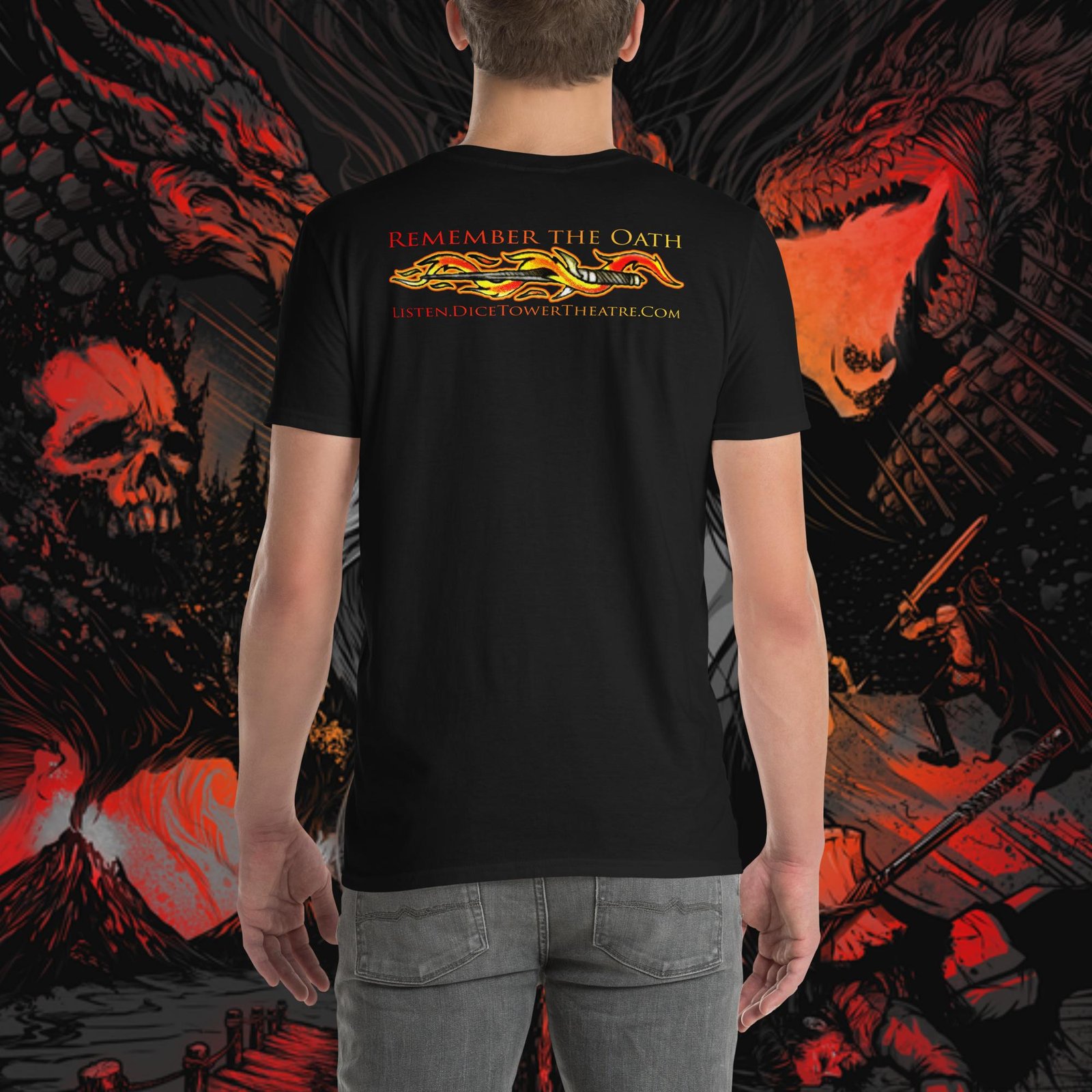 Forever Flames of Friendship - Short-Sleeve Unisex T-Shirt - Image 2